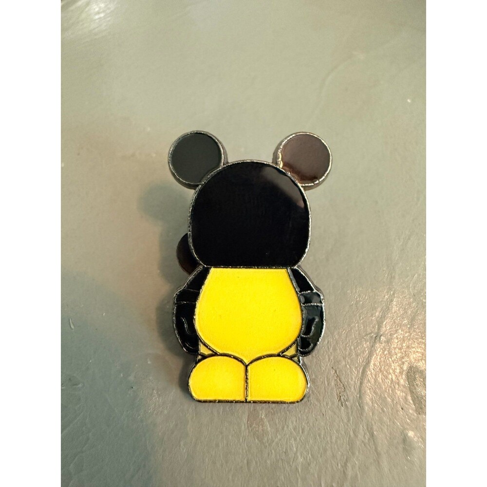 Disney Pin Vinylmation Mickey Yellow Black Trading
